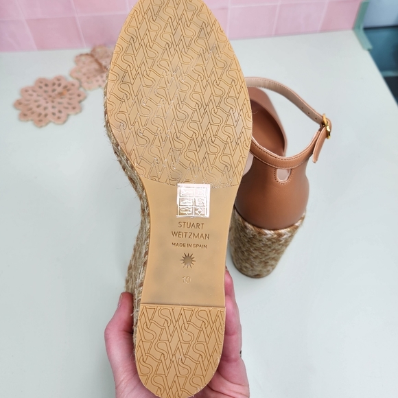 Stuart Weitzman Nudistcurve Espadrille Wedge - Picture 6 of 8